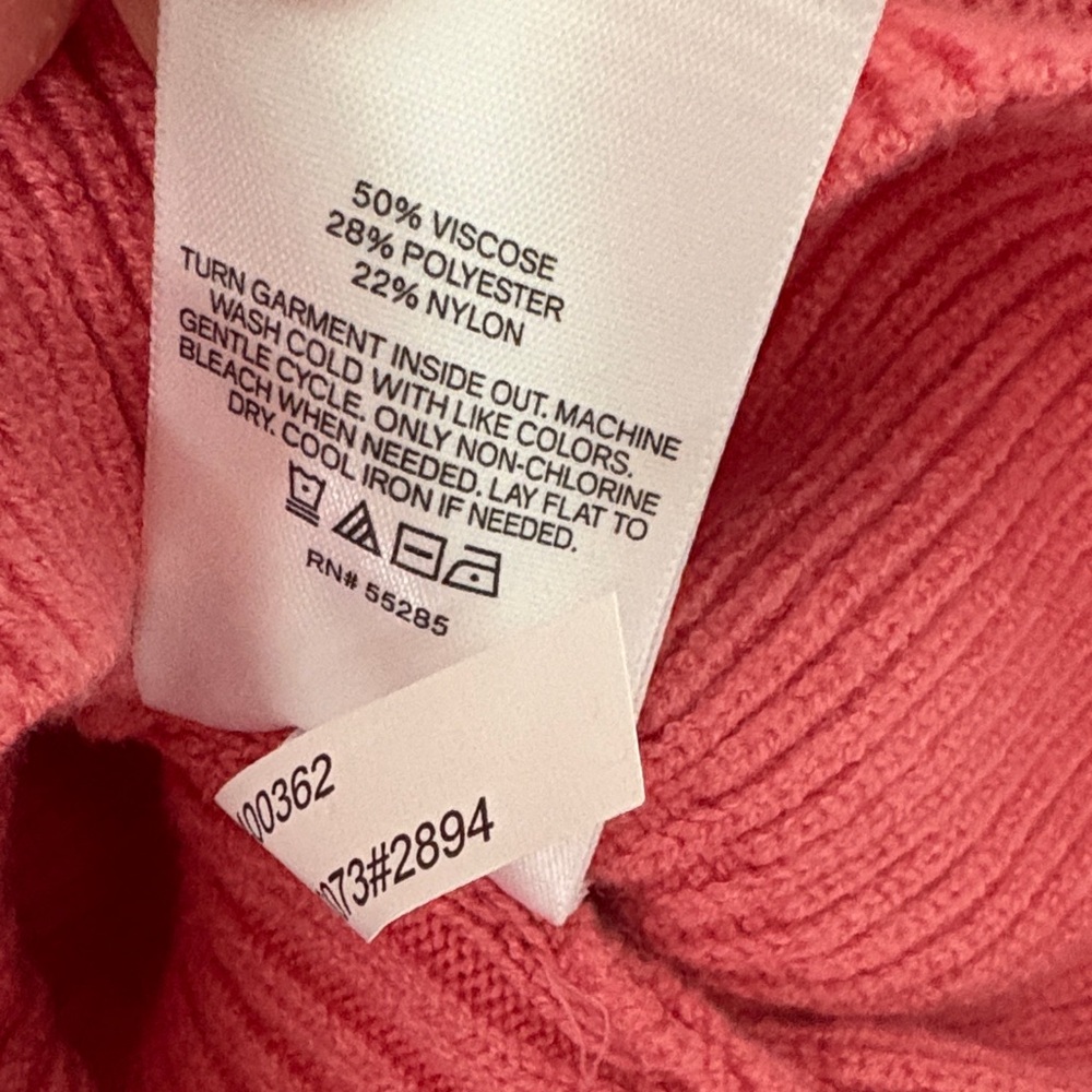 Express Ribbed V-Neck Wrap Peplum Sweater - Picture 5 of 5